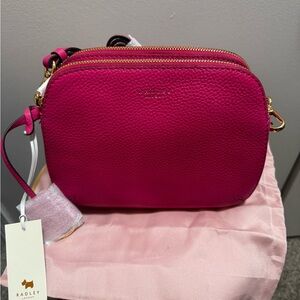RADLEY LONDON - Pink Crossbody Bag - NWT DUKES PLACE BRIGHT PINK